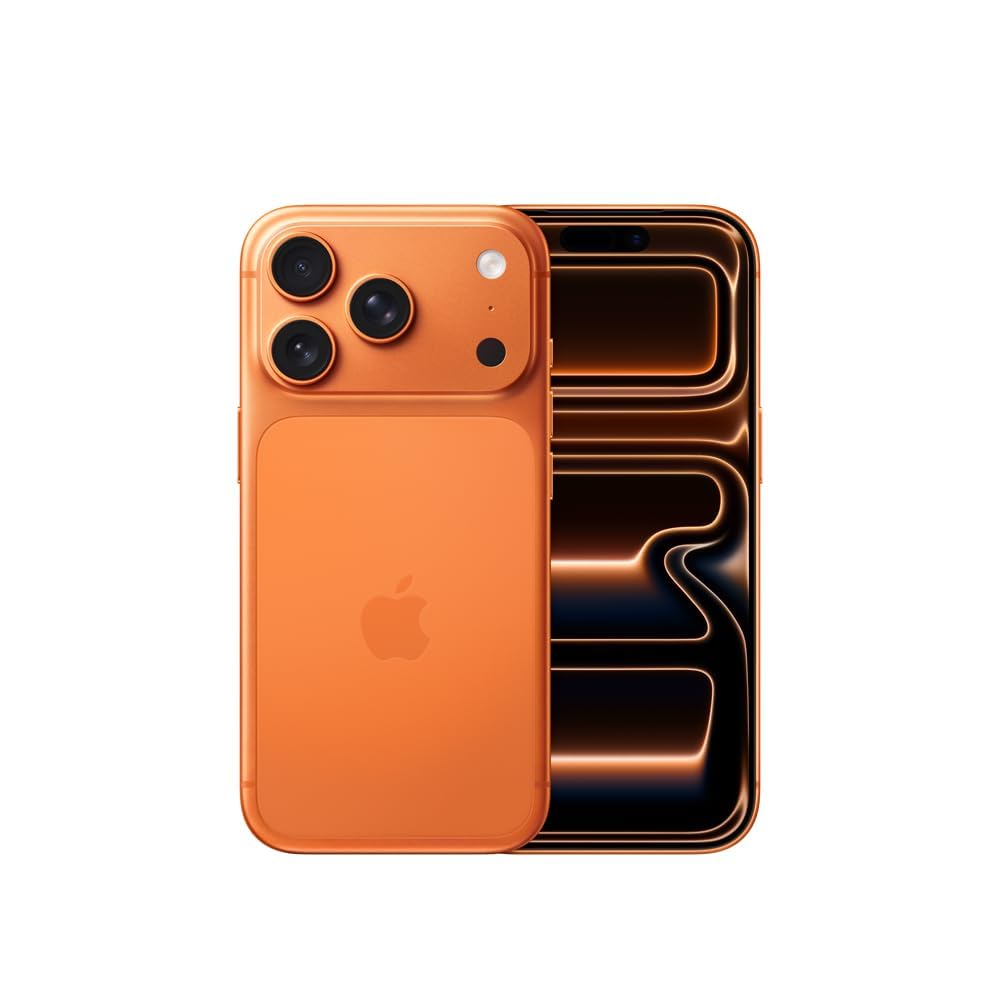 Apple iPhone 17 Pro, US Version, 256GB, eSIM, Cosmic Orange- Unlocked (Renewed Premium)