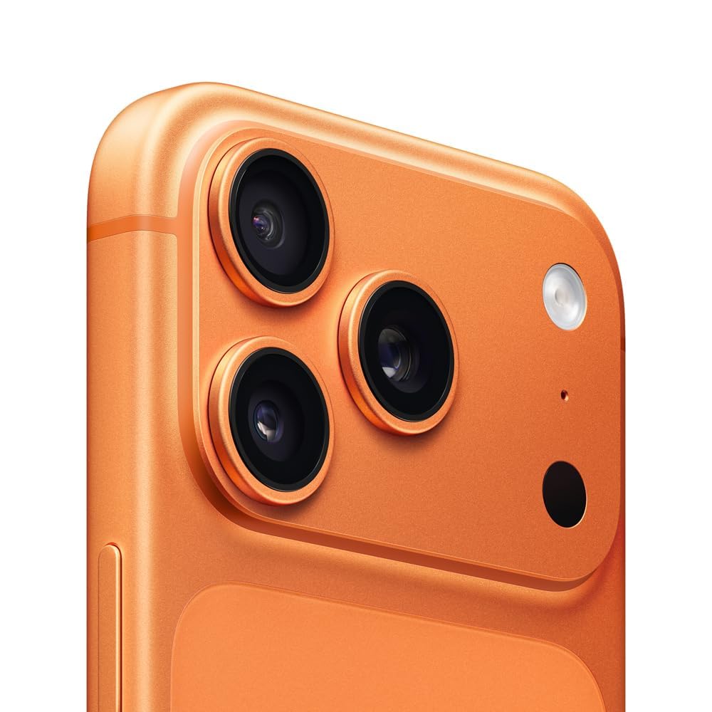 Apple iPhone 17 Pro, US Version, 256GB, eSIM, Cosmic Orange- Unlocked (Renewed Premium)