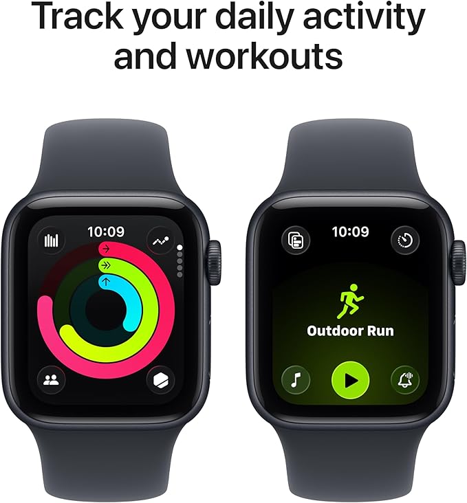 Apple Watch SE 3 [GPS 40mm] Smartwatch with Midnight Aluminum Case with Midnight Sport Band - Brand New