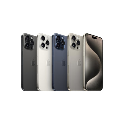 Apple iPhone 15 Pro Max, 256GB, Natural Titanium - Unlocked (Renewed)